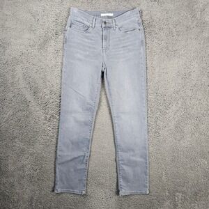 Levi's Womens‎ Classic Straight Jeans Gray Size 4